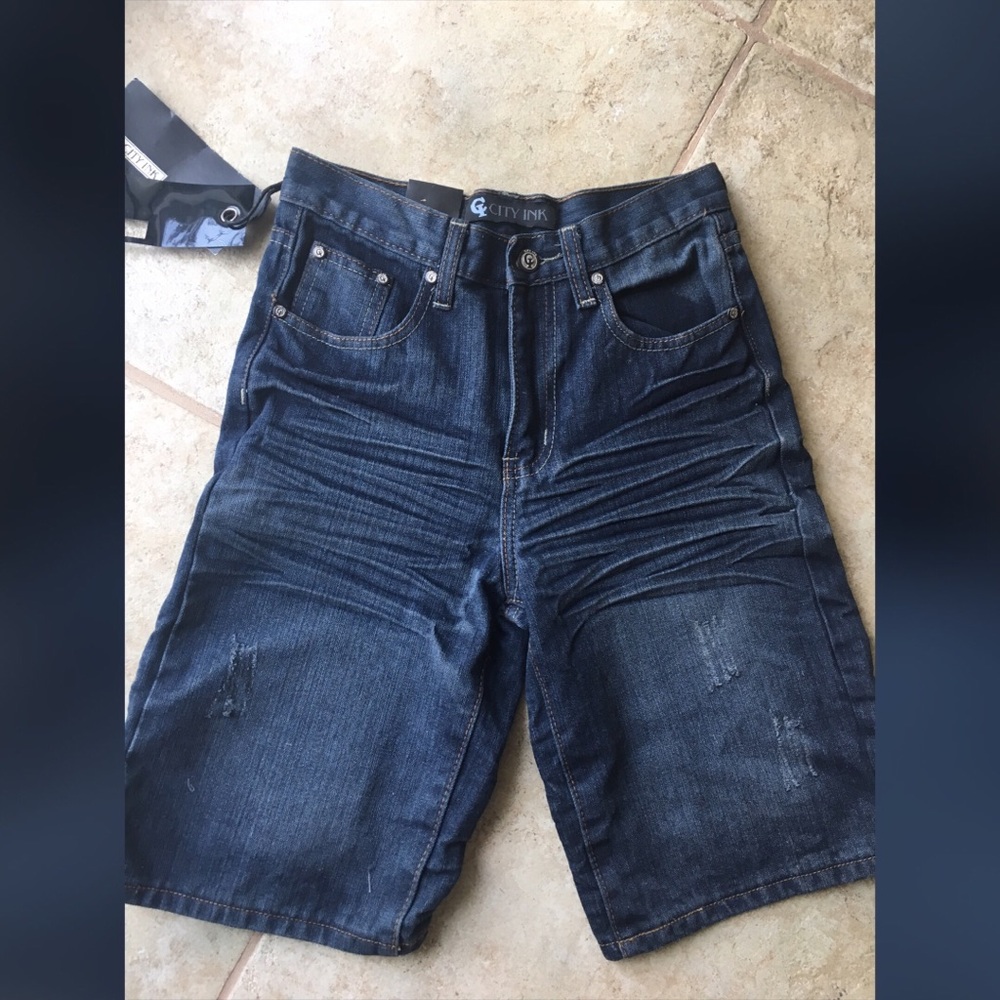 Boys Designer jean shorts
